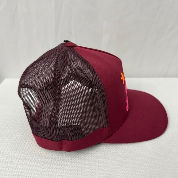 G Fore Snapback Hat Los Angeles California Maroon Pink - Picture 6 of 10